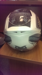 AGV K4 EVO Helmet Full Face Size L (Explorer Graphics) + Komine Knee Protectors Free 1