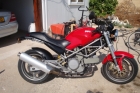 Ducati monster, red, 620cc 2