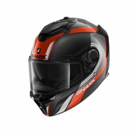 Shark Spartan GT Carbon - Tracker - White / Anthracite / Orange