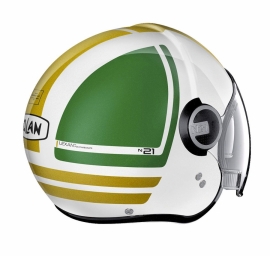 Nolan N21 Flybridge Visor Jet Helmet - Metal White