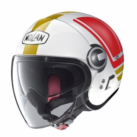 Nolan N21 Flybridge Visor Jet Helmet - Metal White