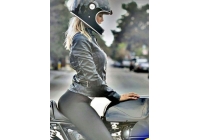 Hot woman on motorcycles