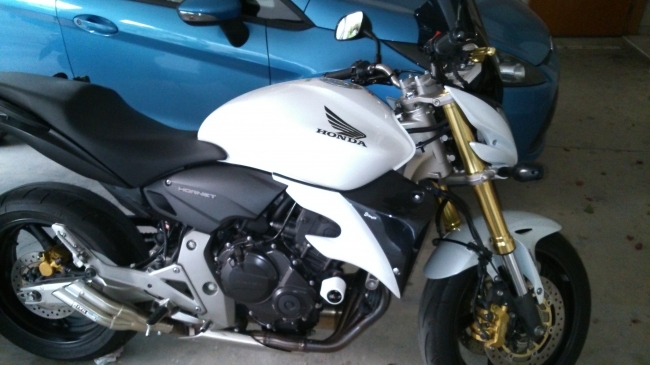 honda hornet radiator cover
