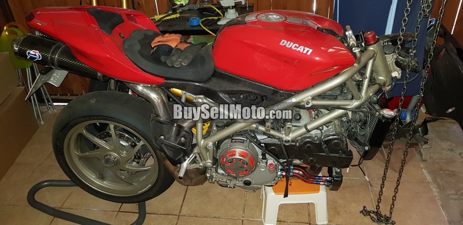 Ducati 1198S after accident